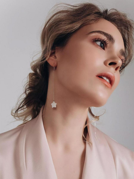 Серьги «Падающая звезда»
